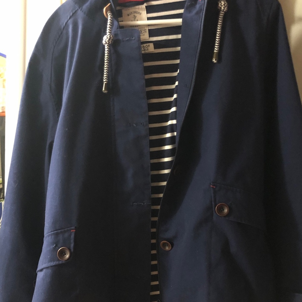 Joules Navy Waterproof Rain Jacket- Coast Edition
